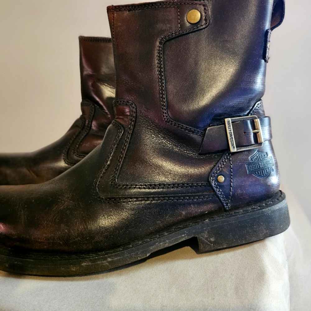 Harley-Davidson Men's Burg Leather Boots